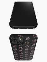 Black Repeat Logo Case