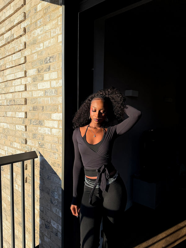 ONYX BALLET WRAP 3 PIECE SET