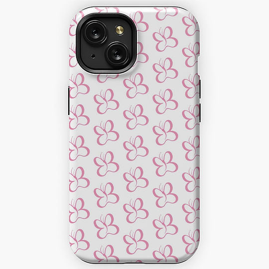 White Repeat Logo Case
