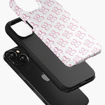 White Repeat Logo Case