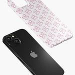 White Repeat Logo Case