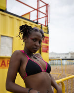 . Hot Pink Logo Bikini Set