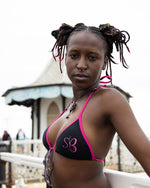 . Hot Pink Logo Bikini Set